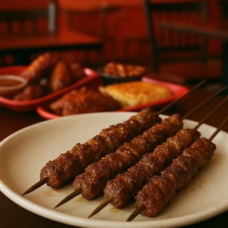 MUST TRY - Lamb, Beed, Chicken Skin, Chicken Skewers